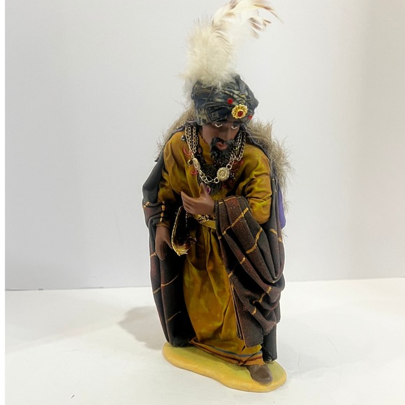 Grandeur Noel Nativity Wiseman Figure, Part of Nativity  King Melchior Christmas - Picture 1 of 6